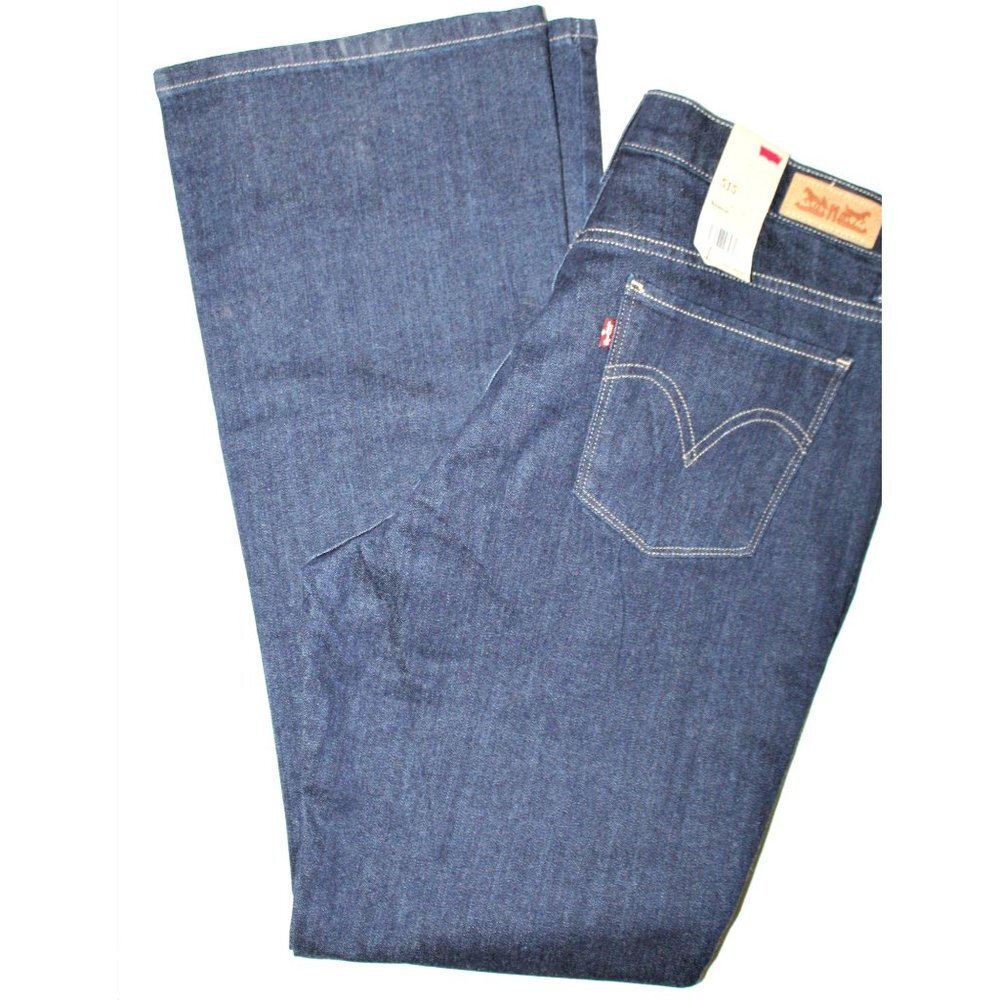 NEW LEVI'S 515 bootcut‎ blue jeans 12/31